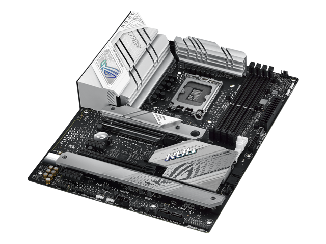 ASUS ROG Strix B760-A Gaming WiFi Intel B760 (13th and 12th Gen) LGA 1700 white ATX motherboard, 12 + 1 power stages, DDR5, PCIe 5.0,three M.2...