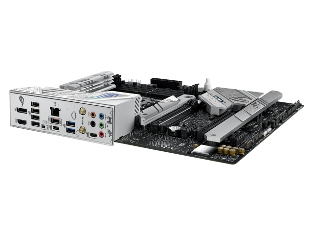 ASUS ROG Strix B760-A Gaming WiFi Intel B760 (13th and 12th Gen) LGA 1700 white ATX motherboard, 12 + 1 power stages, DDR5, PCIe 5.0,three M.2...