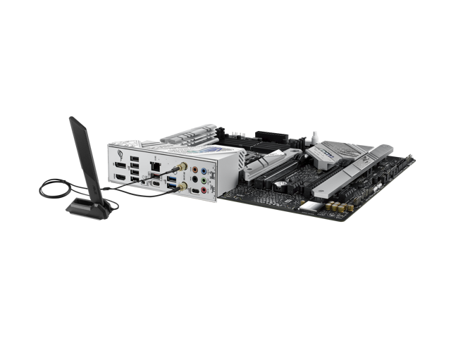 ASUS ROG Strix B760-A Gaming WiFi Intel B760 (13th and 12th Gen) LGA 1700 white ATX motherboard, 12 + 1 power stages, DDR5, PCIe 5.0,three M.2...