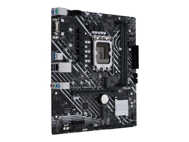 ASUS PRIME H610M-E D4-CSM LGA 1700(Intel 12th & 13th Gen) mATX commercial motherboard (PCIe 4.0,DDR4,2xM.2 slots,1Gb LAN,DisplayPort/HDMI/D-Sub,USB...
