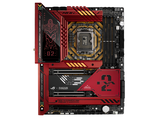 ASUS ROG MAXIMUS Z790 HERO EVA-02 EDITION LGA 1700 (Intel 13th &12th Gen) ATX Gaming motherboard (DDR5, 5x M.2 slots, PCIe 5.0 NVMe SSD slot on...