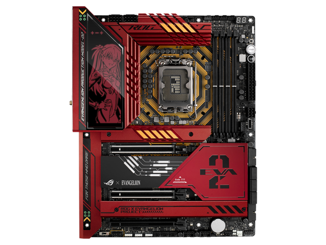 ASUS ROG MAXIMUS Z790 HERO EVA-02 EDITION LGA 1700 (Intel 13th &12th Gen) ATX Gaming motherboard (DDR5, 5x M.2 slots, PCIe 5.0 NVMe SSD slot on...