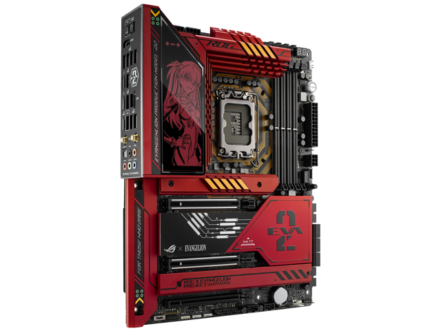 ASUS ROG MAXIMUS Z790 HERO EVA-02 EDITION LGA 1700 (Intel 13th &12th Gen) ATX Gaming motherboard (DDR5, 5x M.2 slots, PCIe 5.0 NVMe SSD slot on...