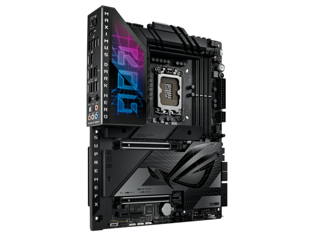 ASUS ROG Maximus Z790 Dark Hero (WiFi 7) LGA 1700(14th,13th,12th Gen) DDR5 ATX gaming motherboard(PCIe 5.0x16 with Q release, five M.2 slots,20+1+2...