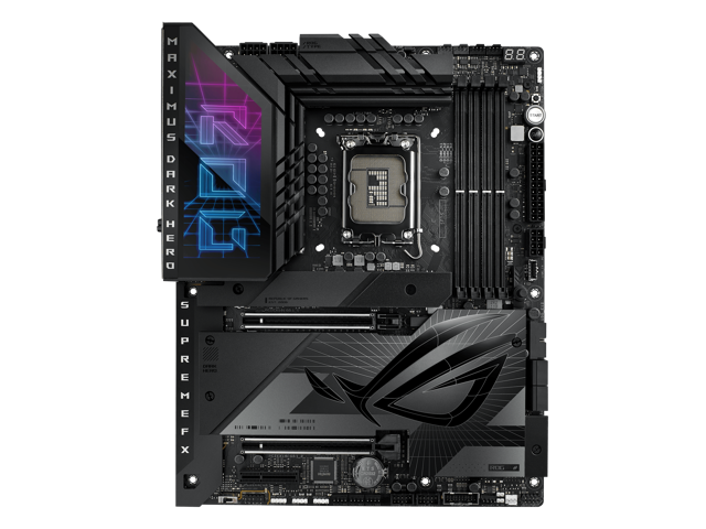 ASUS ROG Maximus Z790 Dark Hero (WiFi 7) LGA 1700(14th,13th,12th Gen) DDR5 ATX gaming motherboard(PCIe 5.0x16 with Q release, five M.2 slots,20+1+2...