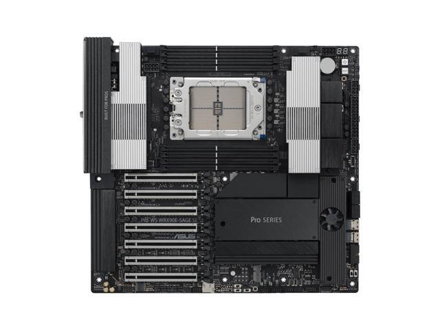 ASUS Pro WS WRX90E-SAGE SE EEB Workstation motherboard, AMD Ryzen Threadripper PRO 7000 WX-Series Processors, ECC R-DIMM DDR5, 32...