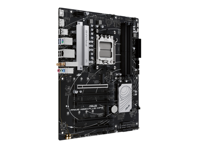 PRIME A620-PLUS WIFI6 AMD A620 AM5 ATX motherboard, DDR5, PCIe 4.0 support, dual M.2 slots, WiFi 6, DisplayPort/HDMI, Rear & Front USB 5Gbps...