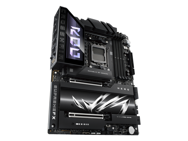 ASUS - ROG CROSSHAIR X870E HERO (Socket AM5) AMD X870 ATX DDR5 Wi-Fi 7 Motherboard - Black - image 7