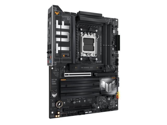 ASUS - TUF GAMING X870-PLUS WIFI (Socket AM5) AMD X870 ATX DDR5 Wi-Fi 7 Motherboard - Black - image 5