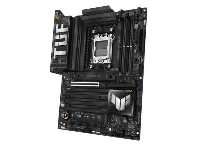ASUS - TUF GAMING X870-PLUS WIFI (Socket AM5) AMD X870 ATX DDR5 Wi-Fi 7 Motherboard - Black - image 7