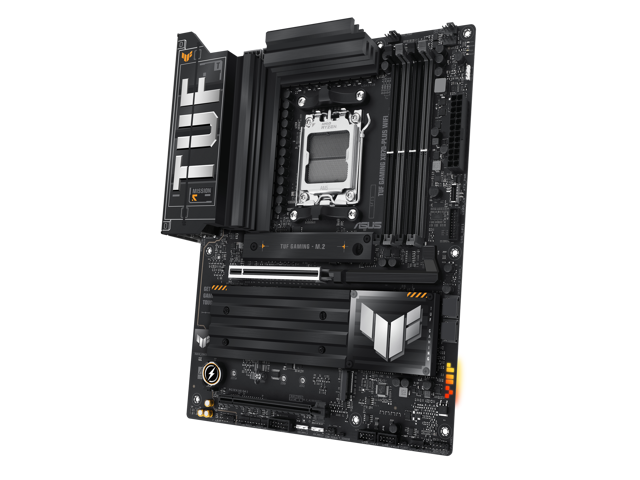 ASUS - TUF GAMING X870-PLUS WIFI (Socket AM5) AMD X870 ATX DDR5 Wi-Fi 7 Motherboard - Black - image 8