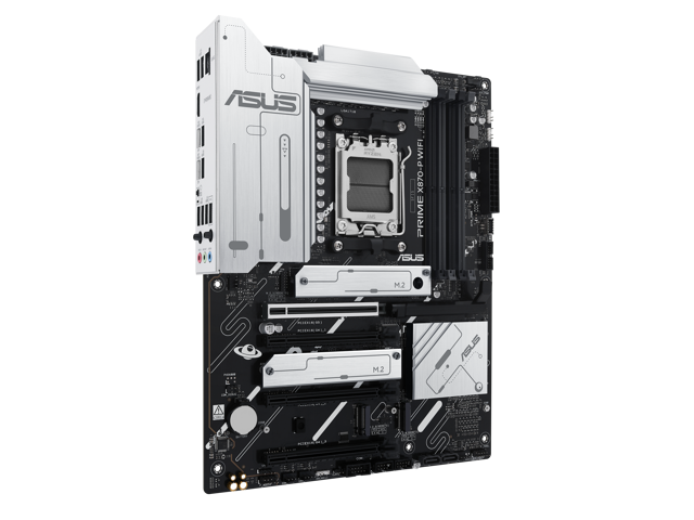 ASUS PRIME X870-P WIFI AMD AM5 X870 ATX motherboard 14+2+1 80A DrMOS power stages, DDR5, PCIe 5.0, PCIe 5.0 x16, Q-Release, 4x M.2, Wi-Fi 7,...