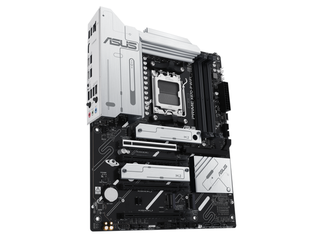 ASUS PRIME X870-P WIFI AMD AM5 X870 ATX motherboard 14+2+1 80A DrMOS power stages, DDR5, PCIe 5.0, PCIe 5.0 x16, Q-Release, 4x M.2, Wi-Fi 7,...