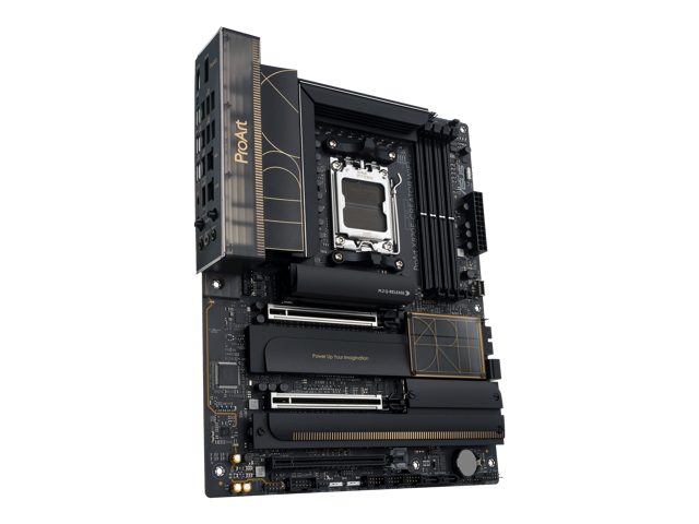 Open Box - ASUS ProArt X870E-CREATOR WIFI AMD AM5 X870E ATX Motherboard PCIe 5.0 x16 slots with full support for next-gen GPUs, 16+2+2 power...