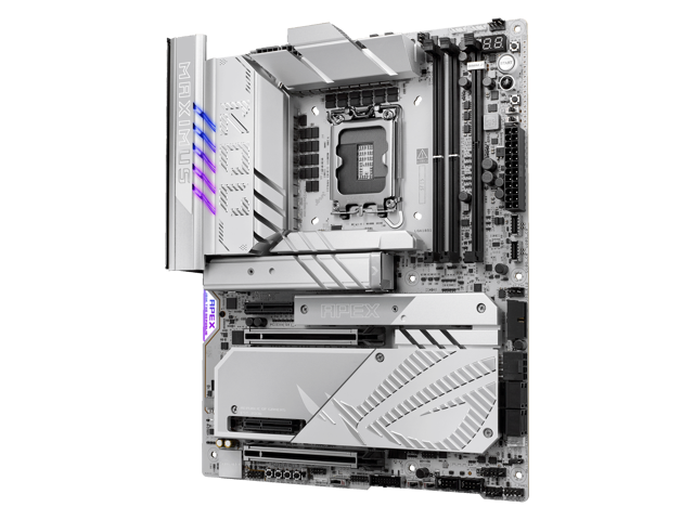 ASUS ROG MAXIMUS Z890 APEX Intel Z890 LGA 1851 ATX motherboard, Advanced AI PC-ready, 22+2+1+2 stages, DDR5, WiFi 7, 5G LAN, 3x PCIe 5.0 M.2,...