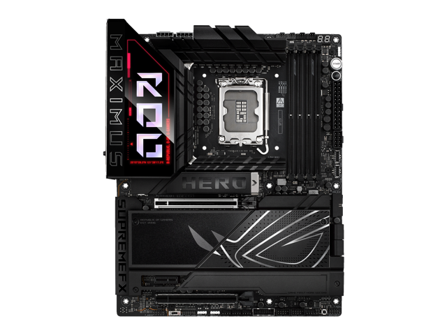ASUS - ROG MAXIMUS Z890 HERO (Socket LGA 1851) Intel Z890 ATX DDR5 Wi-Fi 7 Motherboard - Black - image 2