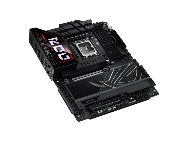 ASUS - ROG MAXIMUS Z890 HERO (Socket LGA 1851) Intel Z890 ATX DDR5 Wi-Fi 7 Motherboard - Black - image 3