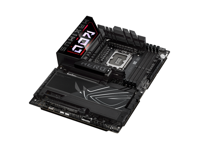 ASUS - ROG MAXIMUS Z890 HERO (Socket LGA 1851) Intel Z890 ATX DDR5 Wi-Fi 7 Motherboard - Black - image 4