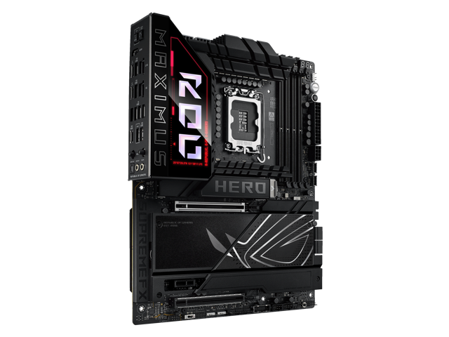 ASUS - ROG MAXIMUS Z890 HERO (Socket LGA 1851) Intel Z890 ATX DDR5 Wi-Fi 7 Motherboard - Black - image 5