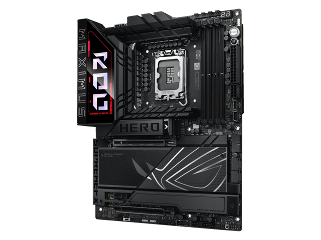 ASUS - ROG MAXIMUS Z890 HERO (Socket LGA 1851) Intel Z890 ATX DDR5 Wi-Fi 7 Motherboard - Black - image 6