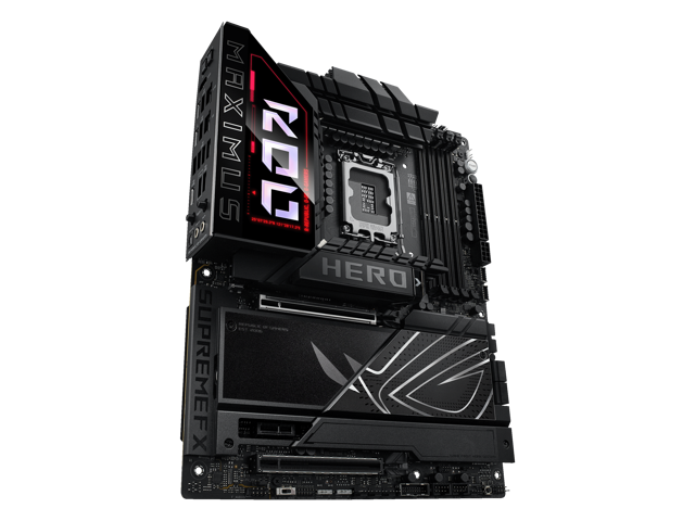 ASUS - ROG MAXIMUS Z890 HERO (Socket LGA 1851) Intel Z890 ATX DDR5 Wi-Fi 7 Motherboard - Black - image 7