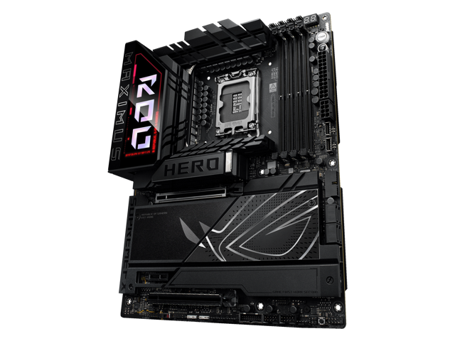 ASUS - ROG MAXIMUS Z890 HERO (Socket LGA 1851) Intel Z890 ATX DDR5 Wi-Fi 7 Motherboard - Black - image 8