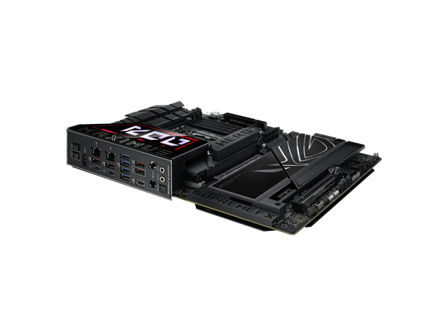 ASUS - ROG MAXIMUS Z890 HERO (Socket LGA 1851) Intel Z890 ATX DDR5 Wi-Fi 7 Motherboard - Black - image 9