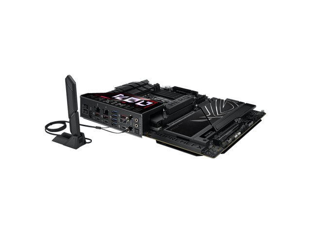 ASUS - ROG MAXIMUS Z890 HERO (Socket LGA 1851) Intel Z890 ATX DDR5 Wi-Fi 7 Motherboard - Black - image 10