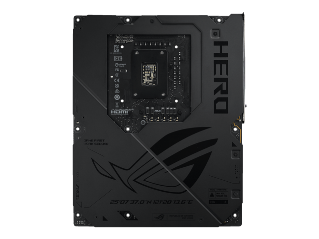 ASUS - ROG MAXIMUS Z890 HERO (Socket LGA 1851) Intel Z890 ATX DDR5 Wi-Fi 7 Motherboard - Black - image 11