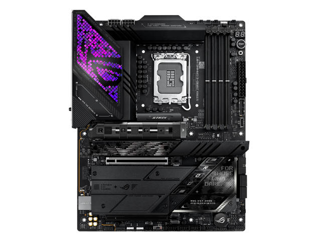 ASUS - ROG STRIX Z890-E GAMING WIFI (Socket LGA 1851) Intel Z890 ATX DDR5 Wi-Fi 7 Motherboard - Black - image 2