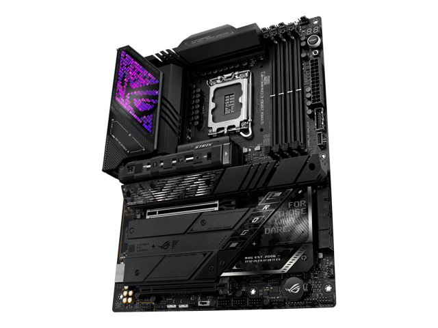 ASUS - ROG STRIX Z890-E GAMING WIFI (Socket LGA 1851) Intel Z890 ATX DDR5 Wi-Fi 7 Motherboard - Black - image 5