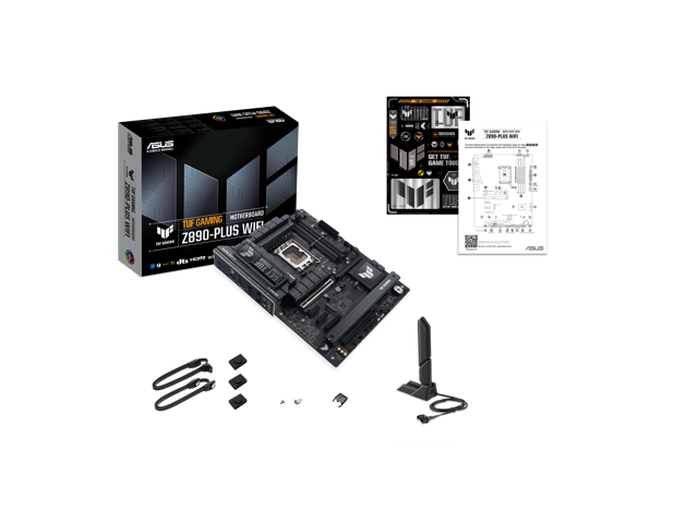 ASUS - TUF GAMING Z890-PLUS WIFI (Socket LGA 1851) Intel Z890 ATX DDR5 Wi-Fi 7 Motherboard - Black - image 9