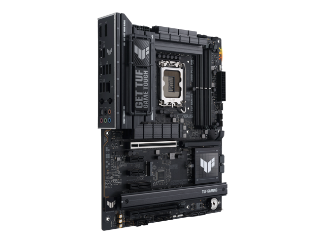 ASUS - TUF GAMING Z890-PLUS WIFI (Socket LGA 1851) Intel Z890 ATX DDR5 Wi-Fi 7 Motherboard - Black - image 3