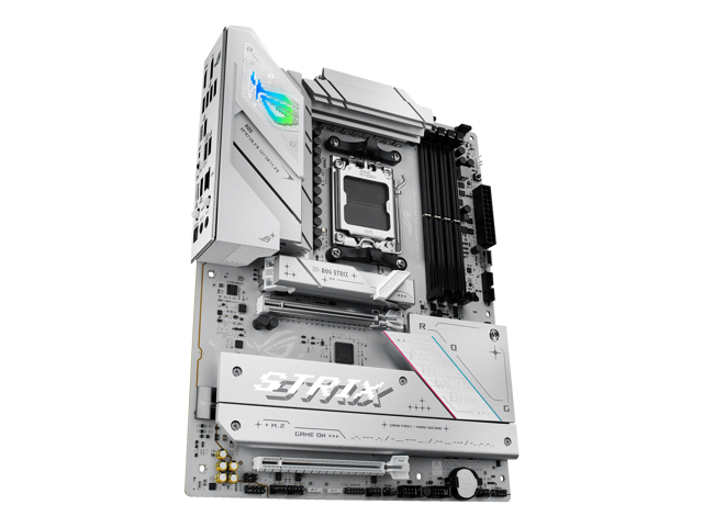 ASUS - ROG STRIX B850-A GAMING WIFI (Socket AM5) AMD B850 ATX DDR5 Wi-Fi 7 Motherboard - White - image 5