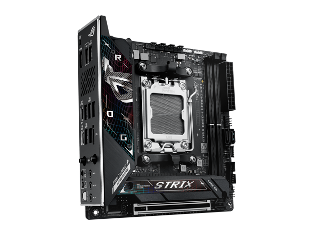 ASUS ROG STRIX B850-I GAMING WIFI AMD AM5 B850 Mini-ITX mITX motherboard 10+2+1 stages, DDR5, 2.5G LAN, WiFi 7, 2x M.2, PCIe 5.0 x16, USB 20Gbps...