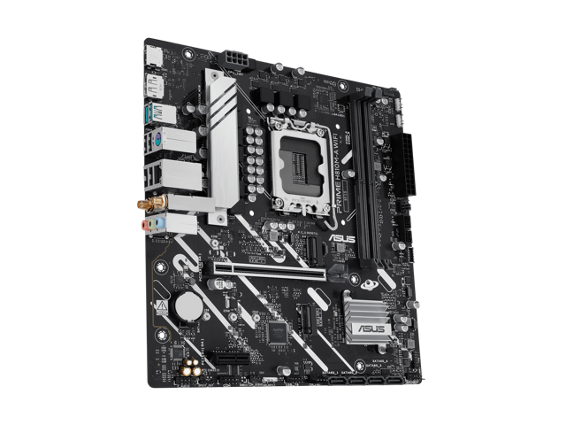 ASUS PRIME H810M-A WIFI-CSM Intel H810 LGA 1851 mATX motherboard, 6+1+1+1 Discrete MOS, DDR5, PCIe 4.0, 2x M.2, Intel 1Gb Ethernet, Wi-Fi 6,...