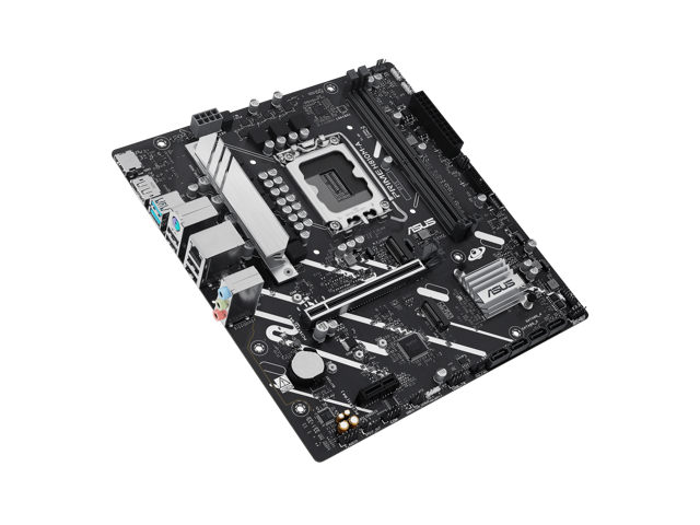 ASUS PRIME H810M-A-CSM Intel H810 LGA 1851 mATX motherboard, 6+1+1+1 Discrete MOS, DDR5, PCIe 4.0, 2xM.2 slots, Intel 1Gb Ethernet, DisplayPort,...