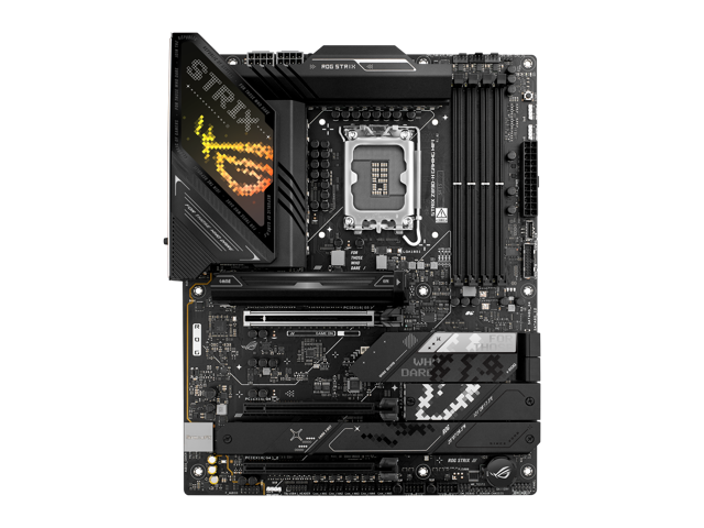 ASUS - ROG STRIX Z890-H (Socket LGA 1851) Intel Z890 ATX DDR5 Wi-Fi 7 BE Motherboard - Black - image 2