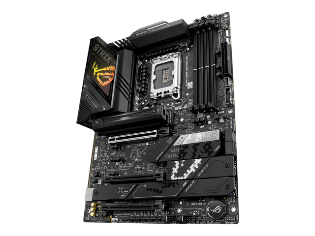ASUS - ROG STRIX Z890-H (Socket LGA 1851) Intel Z890 ATX DDR5 Wi-Fi 7 BE Motherboard - Black - image 3