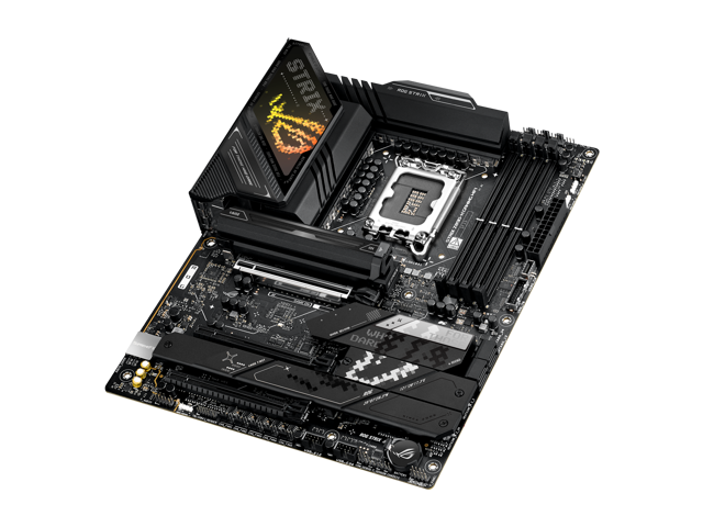 ASUS - ROG STRIX Z890-H (Socket LGA 1851) Intel Z890 ATX DDR5 Wi-Fi 7 BE Motherboard - Black - image 4