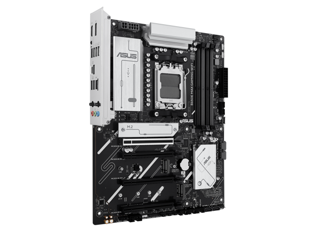 Open Box - ASUS B650E MAX GAMING WIFI AMD B650 ATX motherboard, DDR5, PCIe 5.0 Ready, 3x M.2 slots, Wi-Fi 6E, Realtek 2.5Gb Ethernet, DisplayPort,...