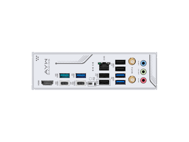 ASUS - X870 AYW GAMING (Socket AM5) AMD X870 ATX DDR5 Wi-Fi 6 AX Motherboard - White - image 10