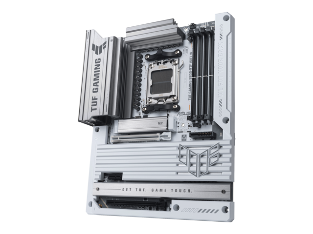ASUS TUF GAMING B850-BTF WIFI W AMD B850 ATX motherboard, hidden-connector design, 14+2+1 80A DrMOS power stages, DDR5, PCIe 5.0 Ready, 3x M.2,...
