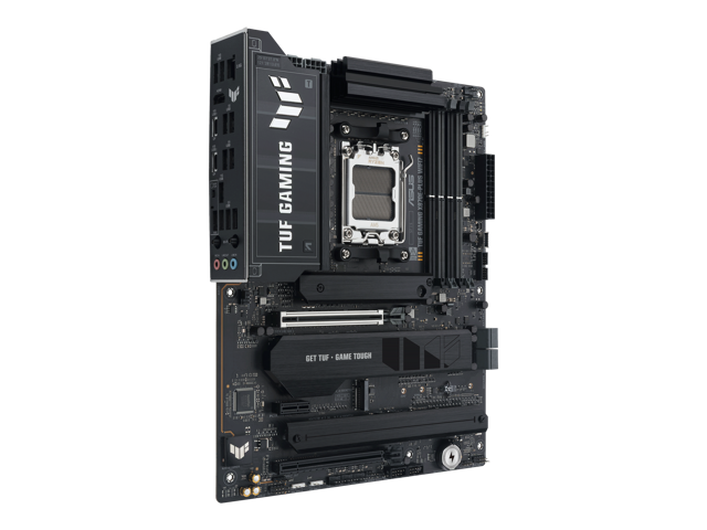 ASUS TUF GAMING X870E-PLUS WIFI7 AMD X870E ATX Motherboard with 16+2+1 80A Power Stages, DDR5 Support with AEMP, PCIe 5.0 x16 with PCIe Slot...