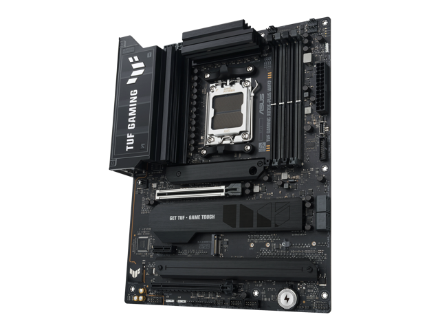 ASUS TUF GAMING X870E-PLUS WIFI7 AMD X870E ATX Motherboard with 16+2+1 80A Power Stages, DDR5 Support with AEMP, PCIe 5.0 x16 with PCIe Slot...