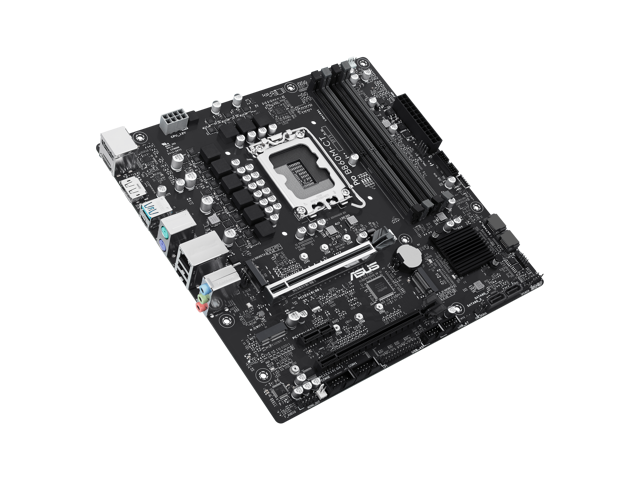 ASUS PRO B860M-CT-CSM Intel B860 (LGA 1851) mATX Motherboard, PCIe 5.0, DDR5, 2x M.2, Intel 1G LAN, 2x DP, HDMI, USB Type-C, TPM IC Onboard with...