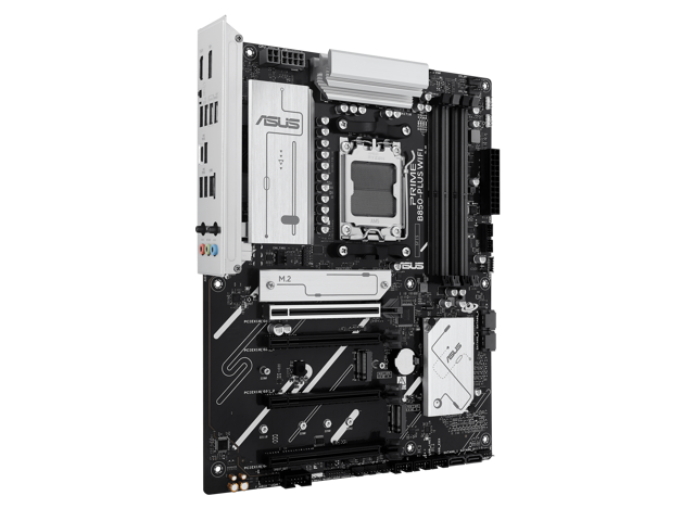 ASUS PRIME B850-PLUS WIFI AMD AM5 AMD B850 ATX motherboard, DDR5, PCIe 5.0 Ready, 3x M.2, Wi-Fi 6E, 2.5Gb LAN, DisplayPort, HDMI, USB 10Gbps Type-A...