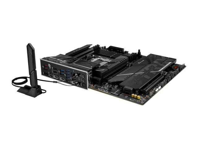 ASUS - ROG STRIX X870E-H (Socket AM5) AMD X870 ATX DDR5 Wi-Fi 7 BE Motherboard - Black - image 12