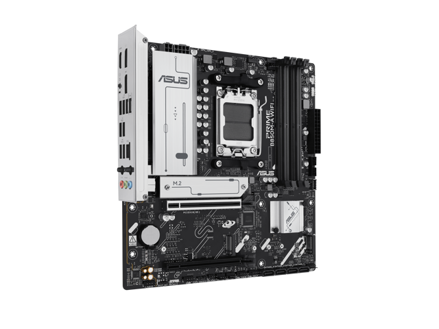ASUS PRIME B850M-A WIFI-CSM AMD AM5 B850 mATX motherboard, DDR5, PCIe 5.0 Ready, 3x M.2, Wi-Fi 6E, 2.5Gb LAN, DisplayPort, HDMI, USB Type-C, ASUS...