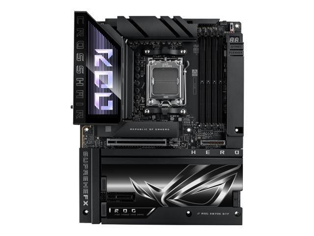 ASUS ROG CROSSHAIR X870E HERO BTF AMD X870E ATX Board with Hidden-connector Design and High-power GPU Slot for Clean Cable Management, 18+2+2...